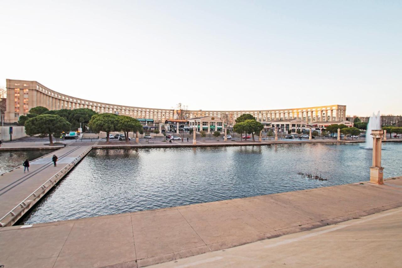 Appartement Haut de Gamme, Vue imprenable, Parking Privé Montpellier Exterior foto
