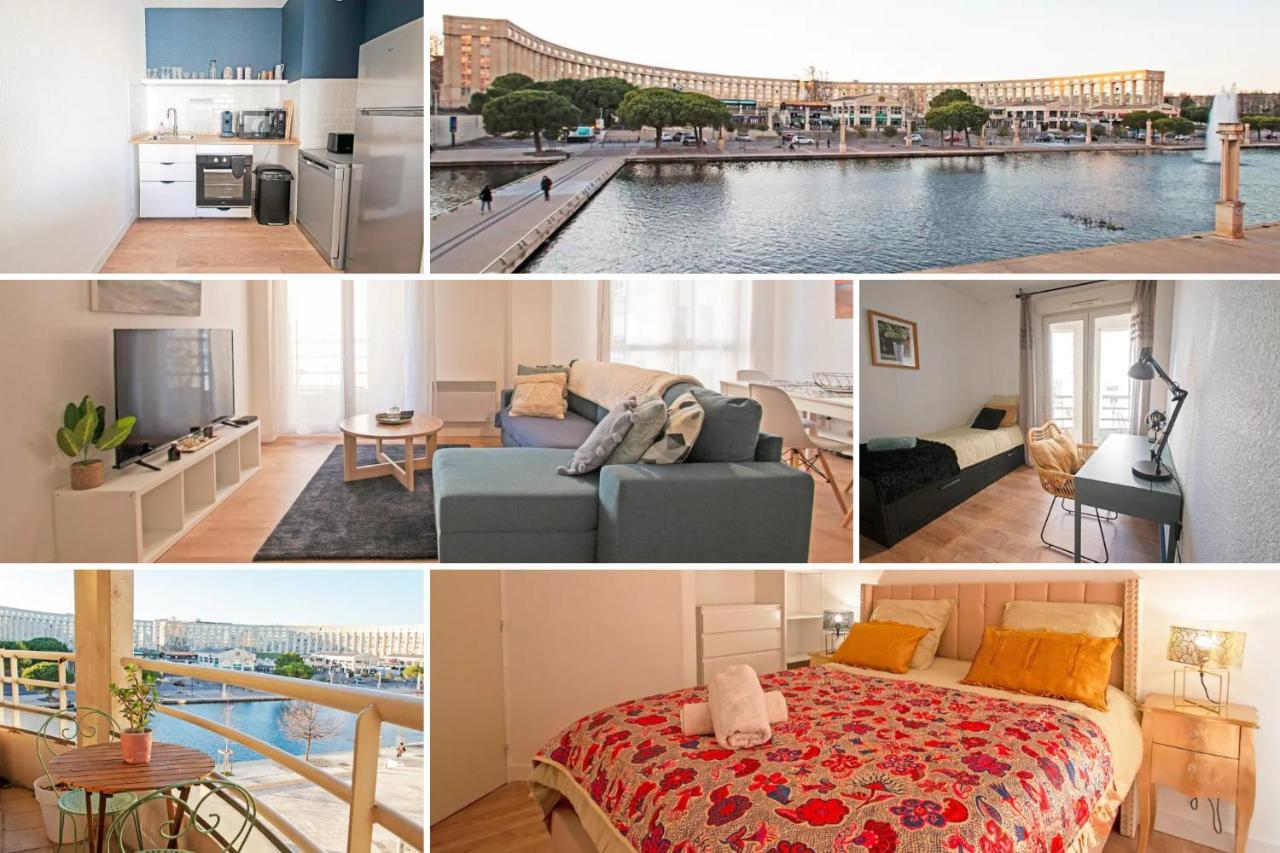 Appartement Haut de Gamme, Vue imprenable, Parking Privé Montpellier Exterior foto