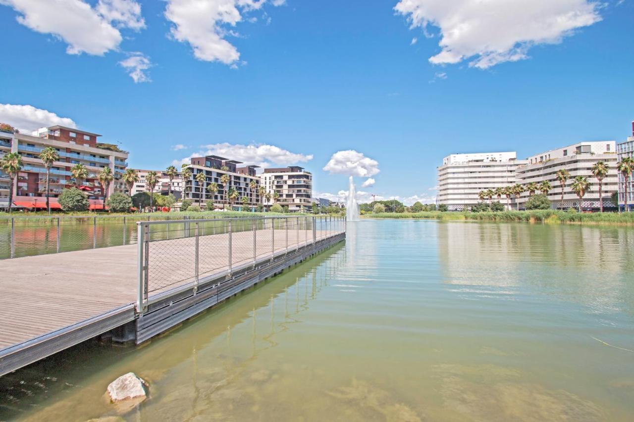 Appartement Haut de Gamme, Vue imprenable, Parking Privé Montpellier Exterior foto